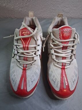 Nike Vapormax 360 White and Red Sneakers
